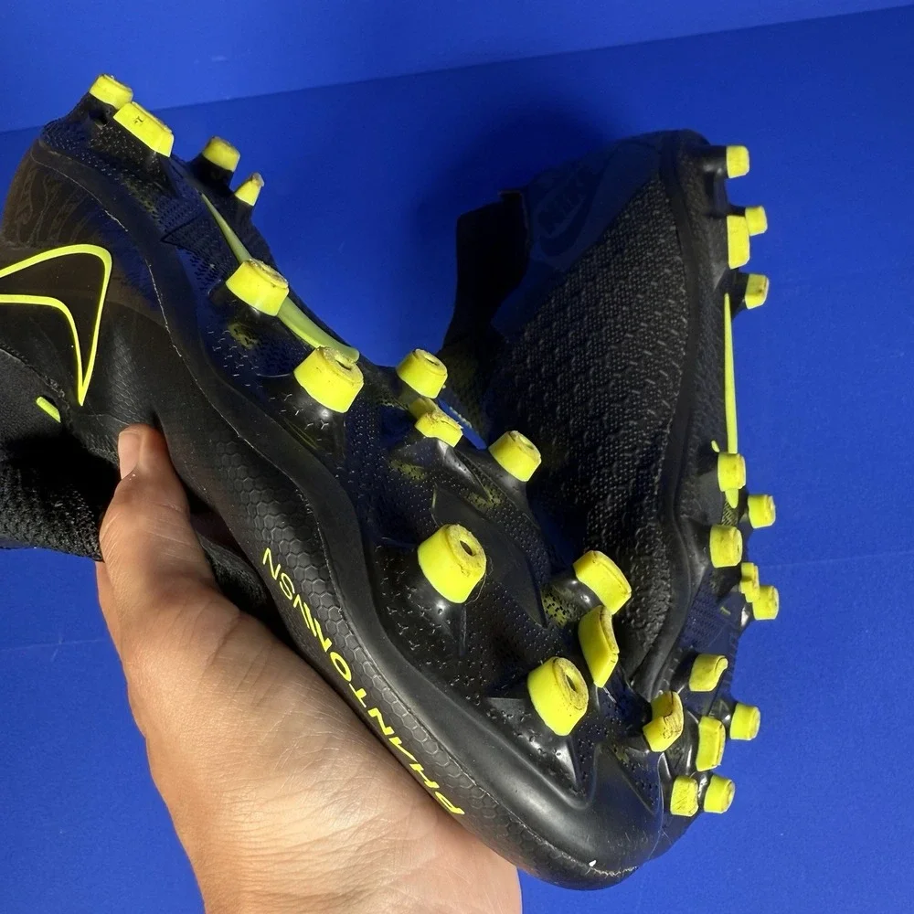 NIKE PHANTOM VISION VSN DF FG MG‎ SOCCER CLEATS BLACK AO3258-007 Men's 9.5